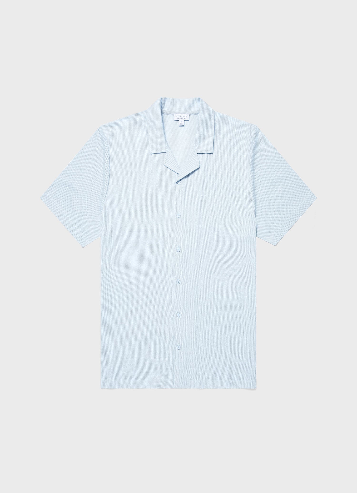 Men's Riviera Camp Collar Shirt in Navy