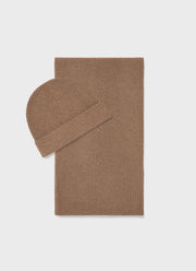 Cashmere Gift Set in Brown Melange