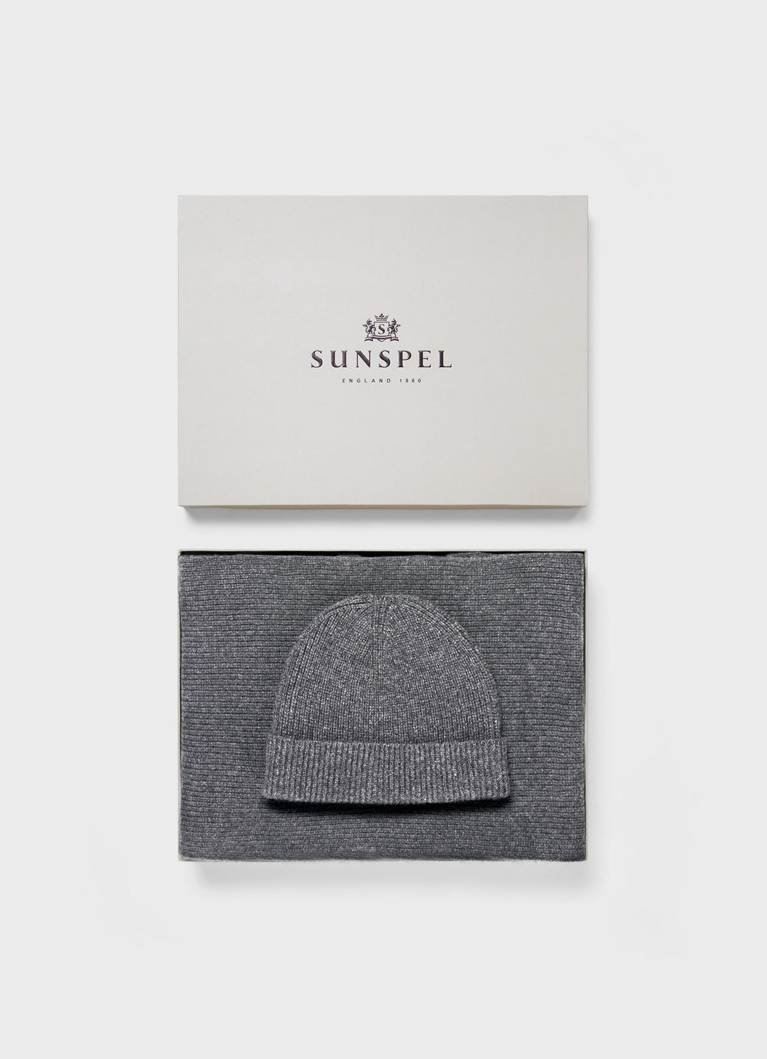 Cashmere Gift Set in Grey Melange