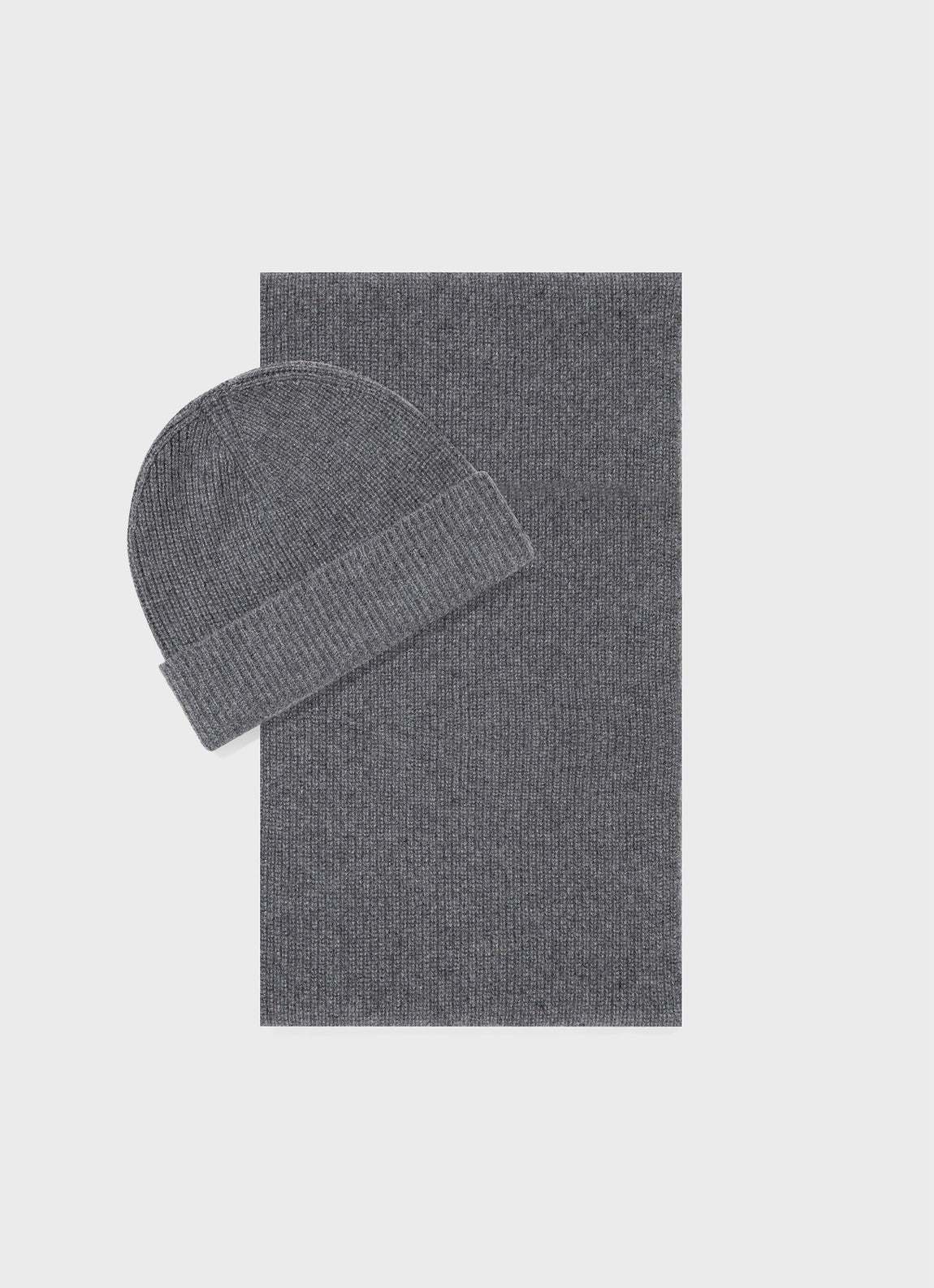 Cashmere Gift Set in Grey Melange