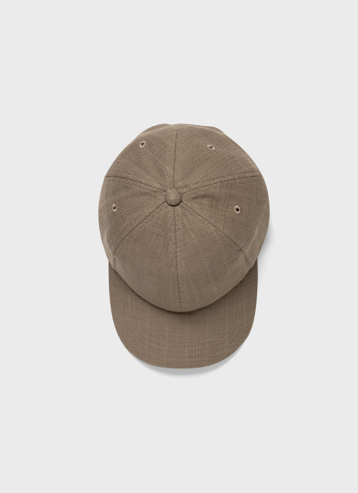 Cotton Raffia Cap in Dark Stone