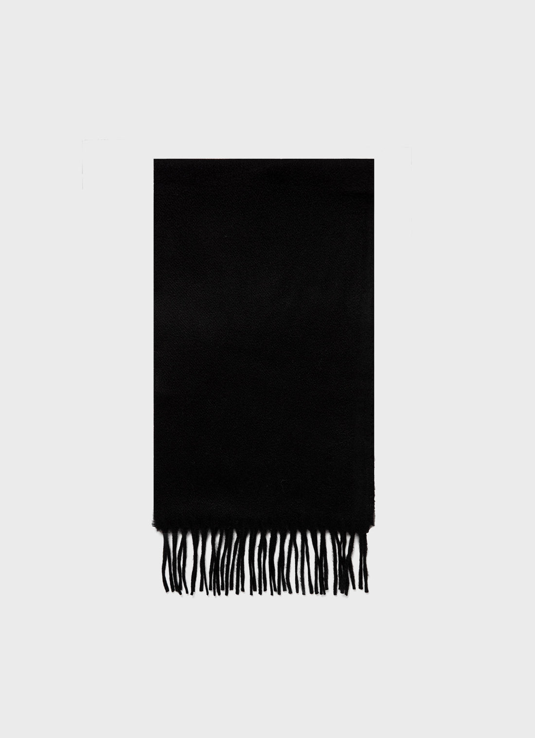 Cashmere Woven Scarf in Black