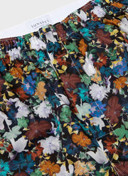 Men's Classic Boxer Shorts in Liberty Fabric in Futuristic Floral