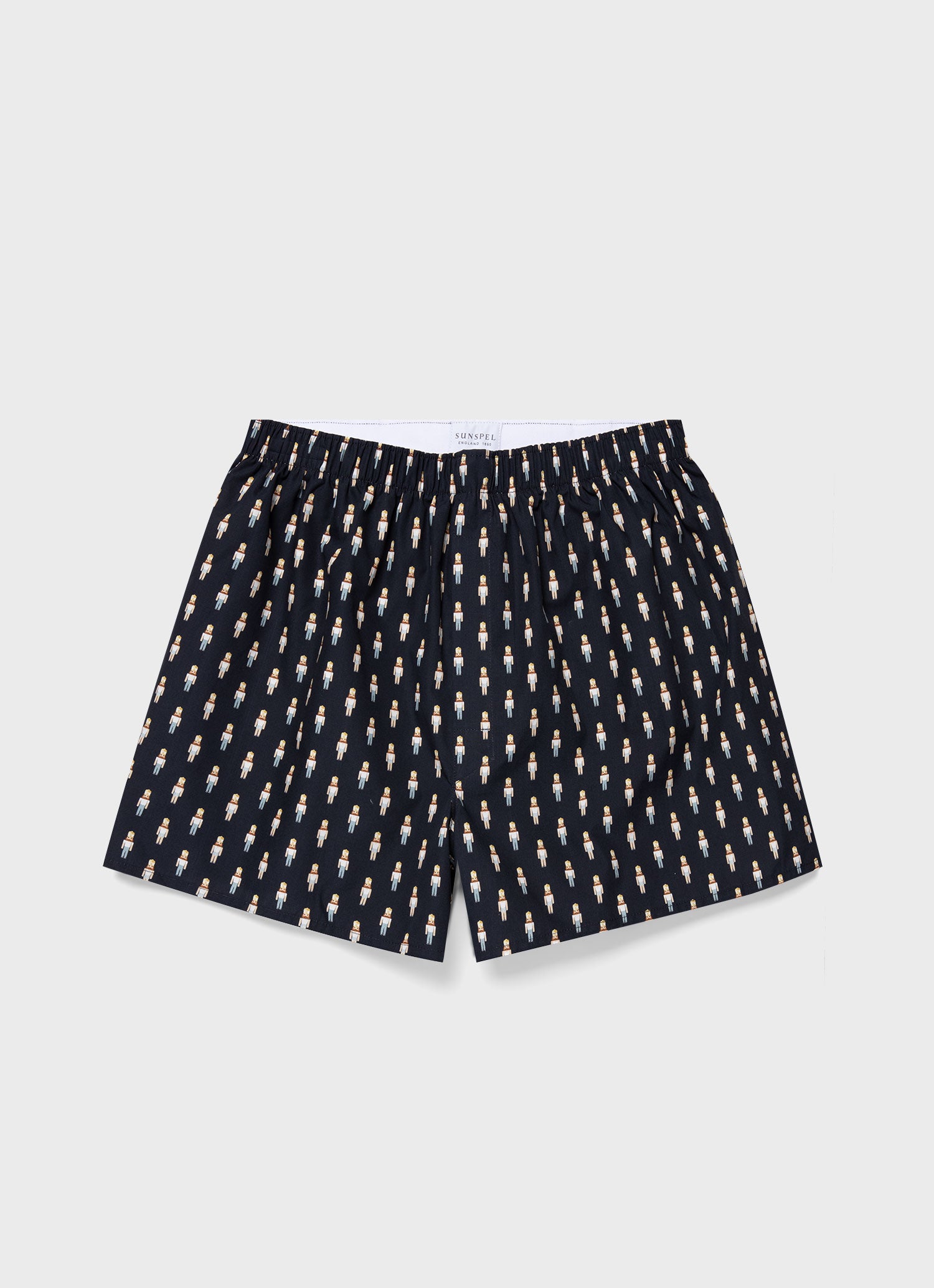 Men's Classic Boxer Shorts in Nutcracker | Sunspel