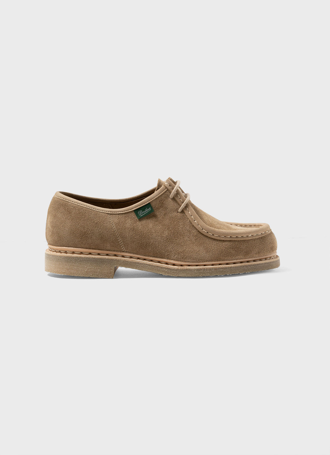 Paraboot x Sunspel Suede Michael Shoe in Dark Sand