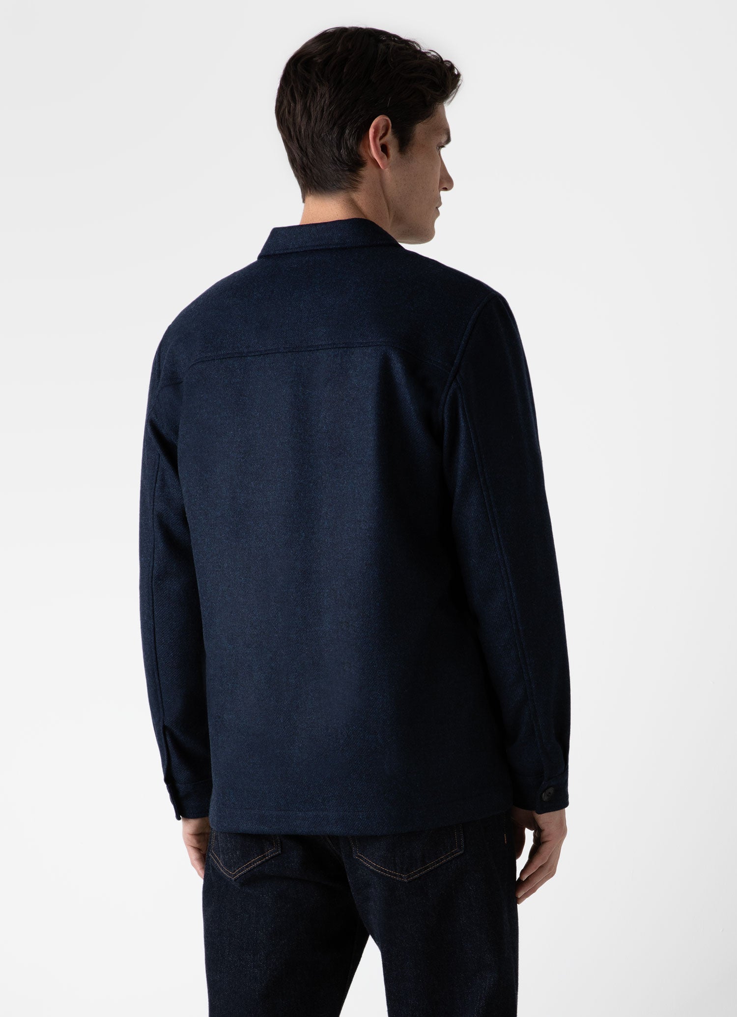 Jeans jacket with wool 2024 inside