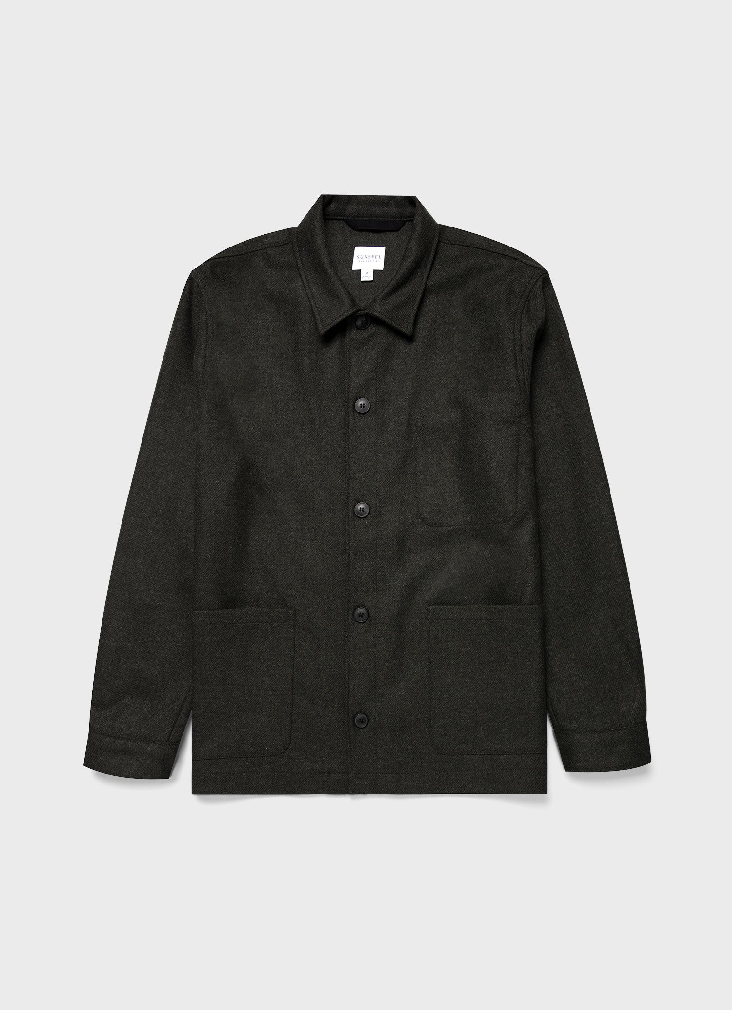 Men's wool flannel jacket 2025