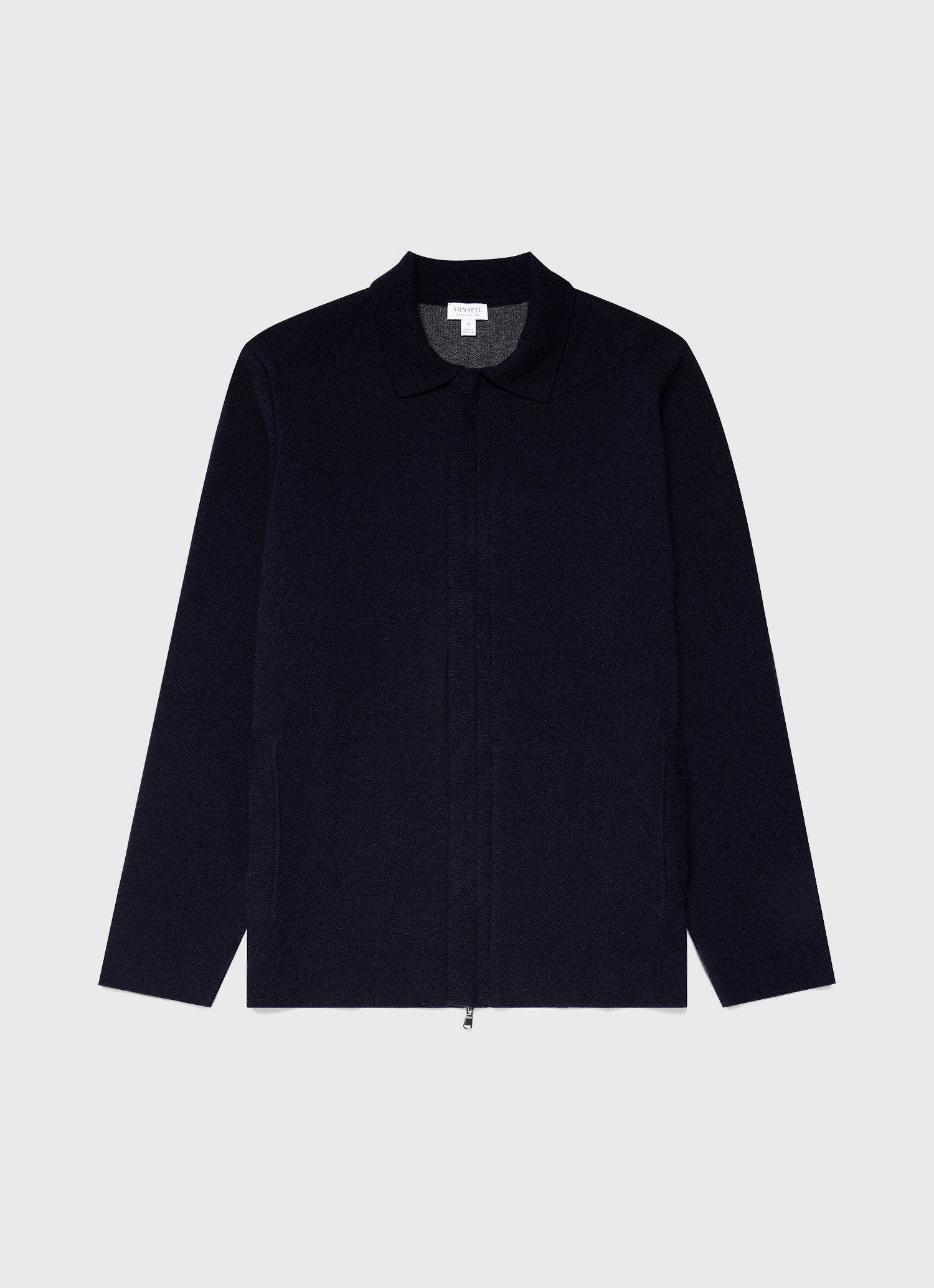 Men's Double Faced Jacket in Navy | Sunspel