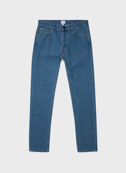 Men's Regular Fit Jeans in Mid Wash Denim