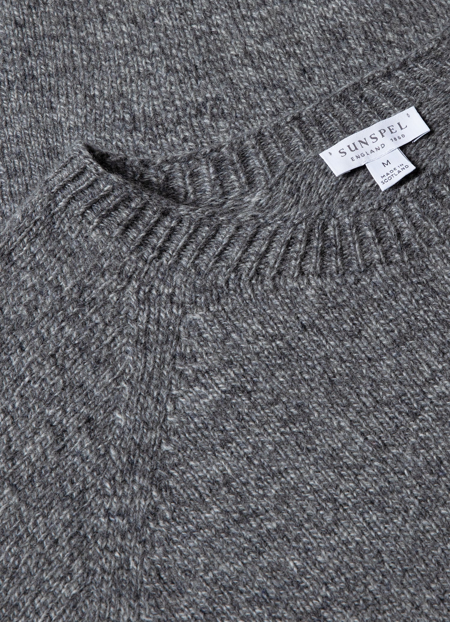 Mens grey lambswool jumper best sale