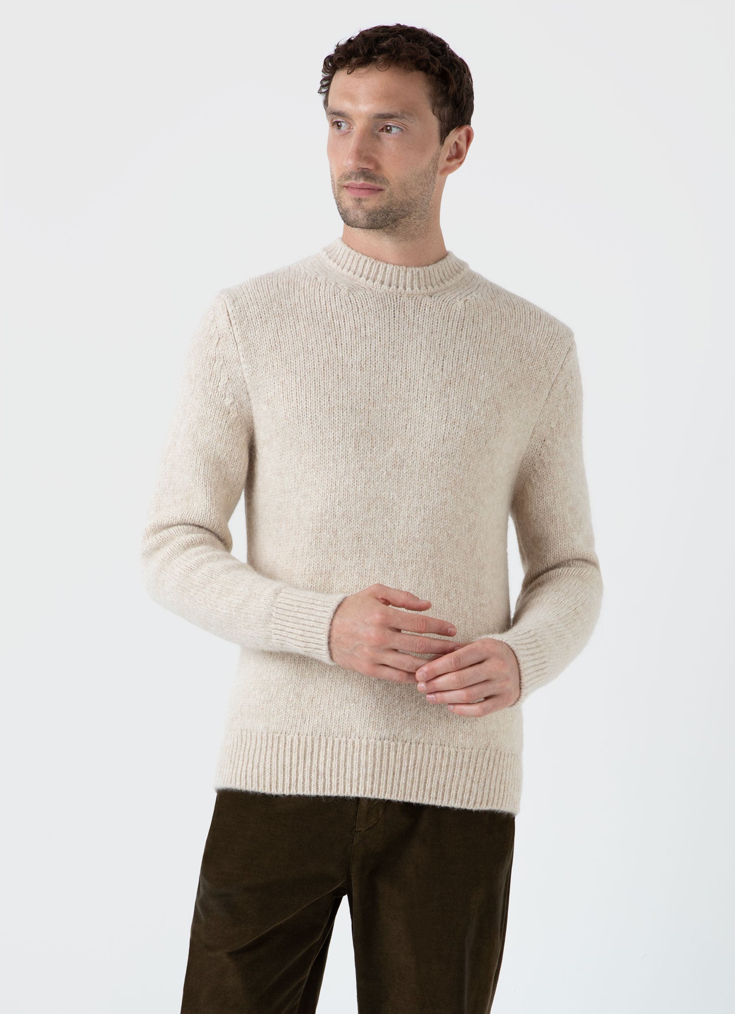 Alpaca wool jumper mens hot sale