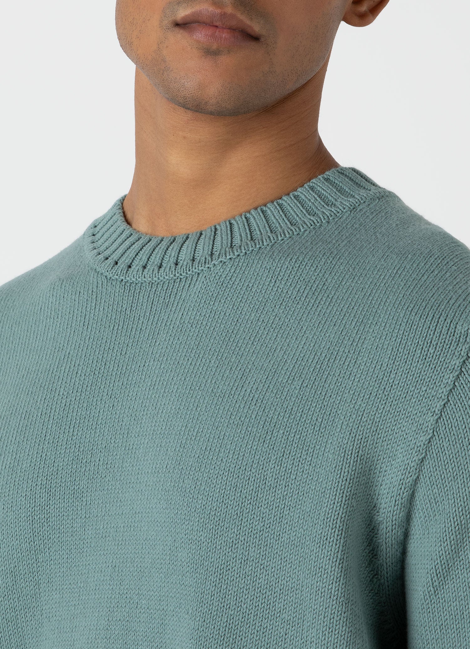 Mens cotton crew neck jumper hotsell