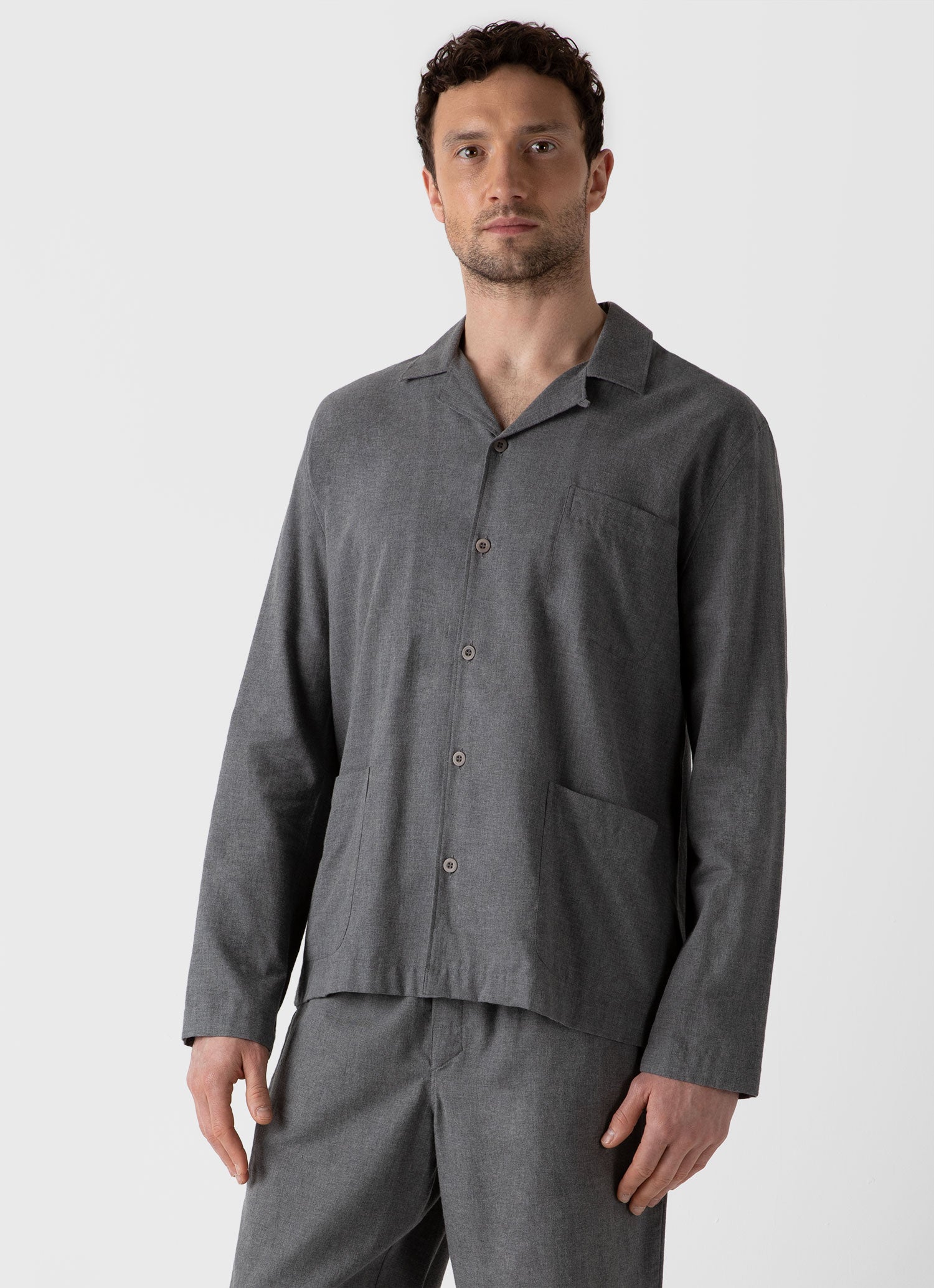 Cotton Flannel Pyjama Shirt