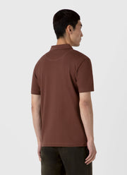 Men's Riviera Polo Shirt in Cocoa Brown