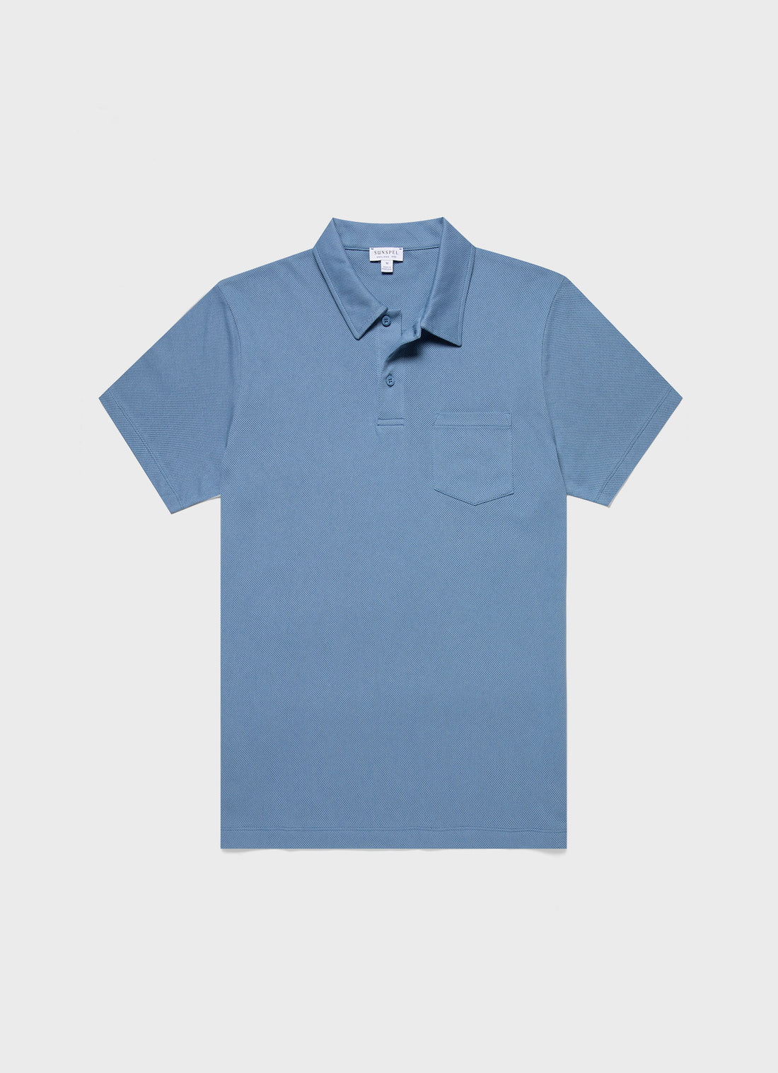 Men's Riviera Polo Shirt in Como Blue