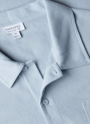 Men's Riviera Polo Shirt in Blue Mist