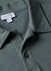 Men's Riviera Polo Shirt in Smoke Green