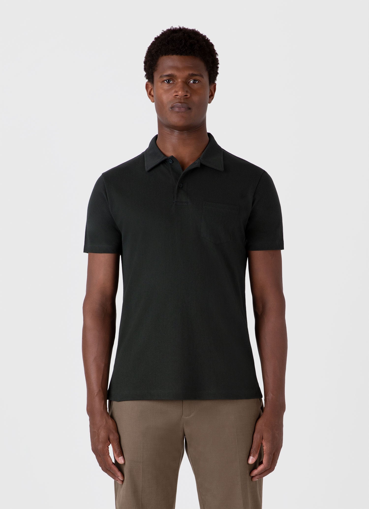 Men's Riviera Polo Shirt in Holly Green