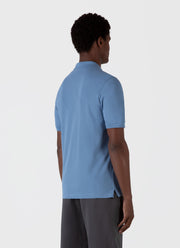 Men's Piqué Polo Shirt in Como Blue