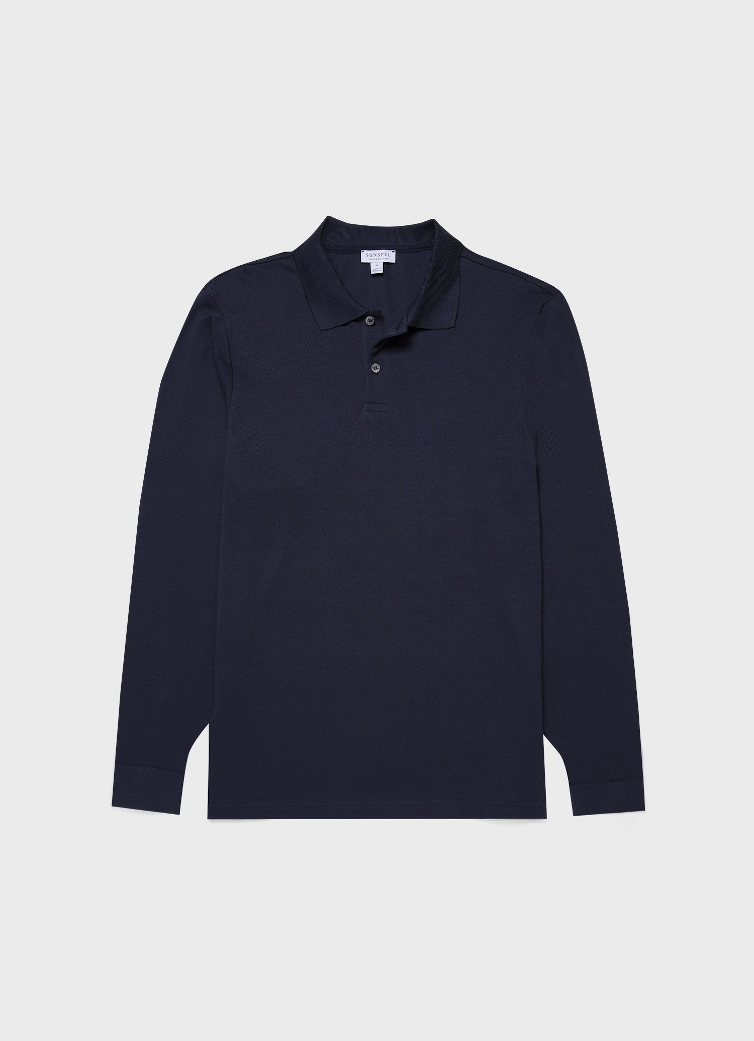 Long Sleeve Pique Polo Shirt