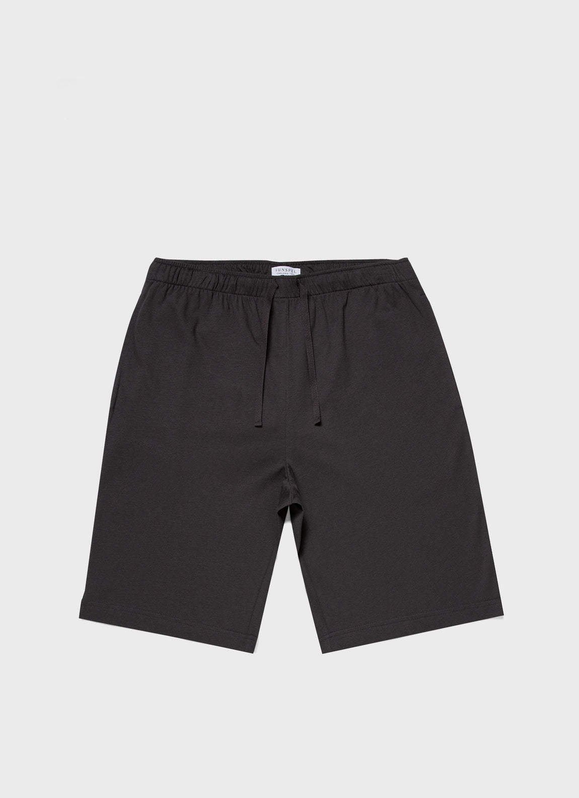 Men's Cotton Modal Lounge Shorts in Charcoal | Sunspel