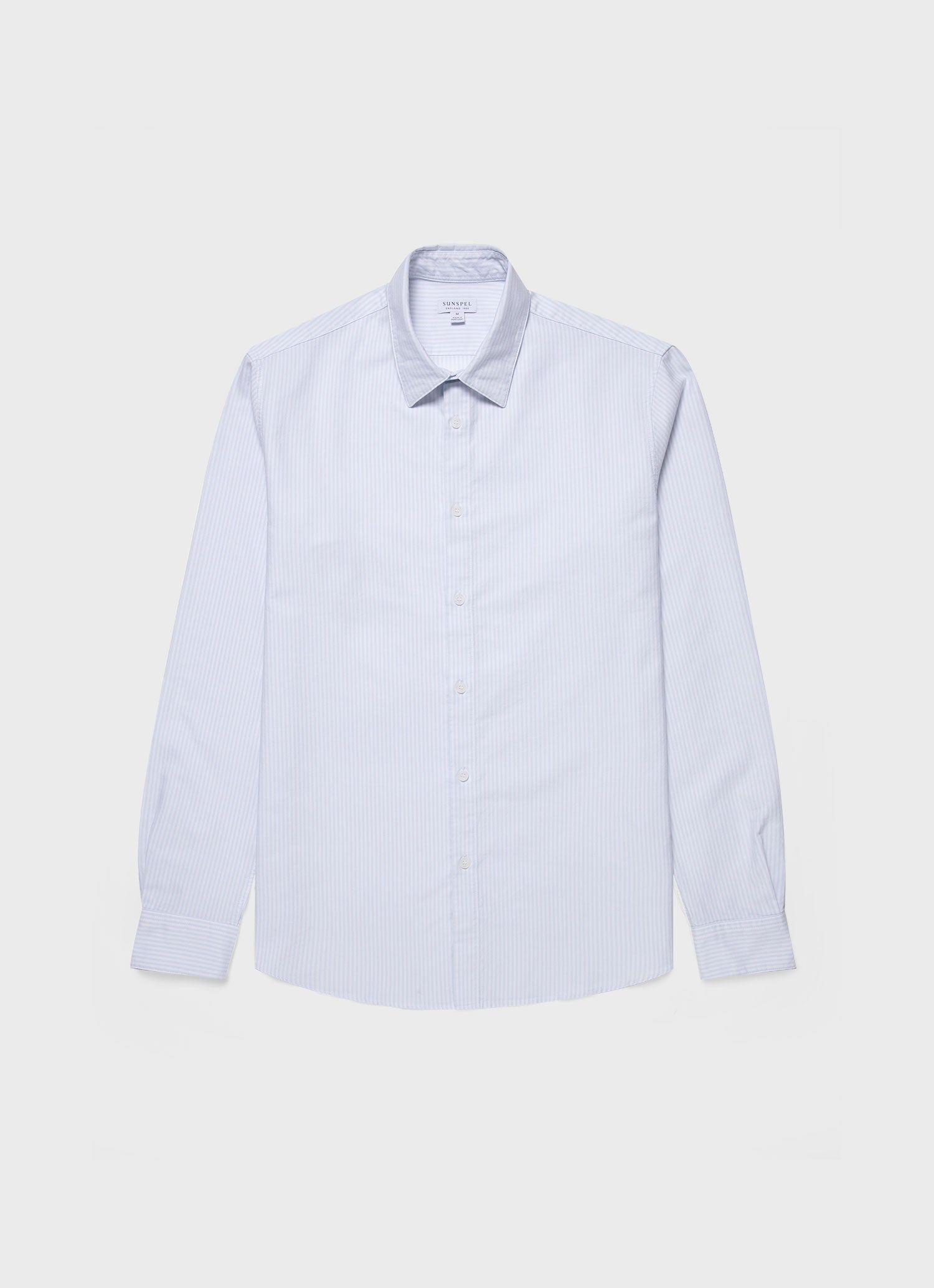 Men's Oxford Shirt in Light Blue/White