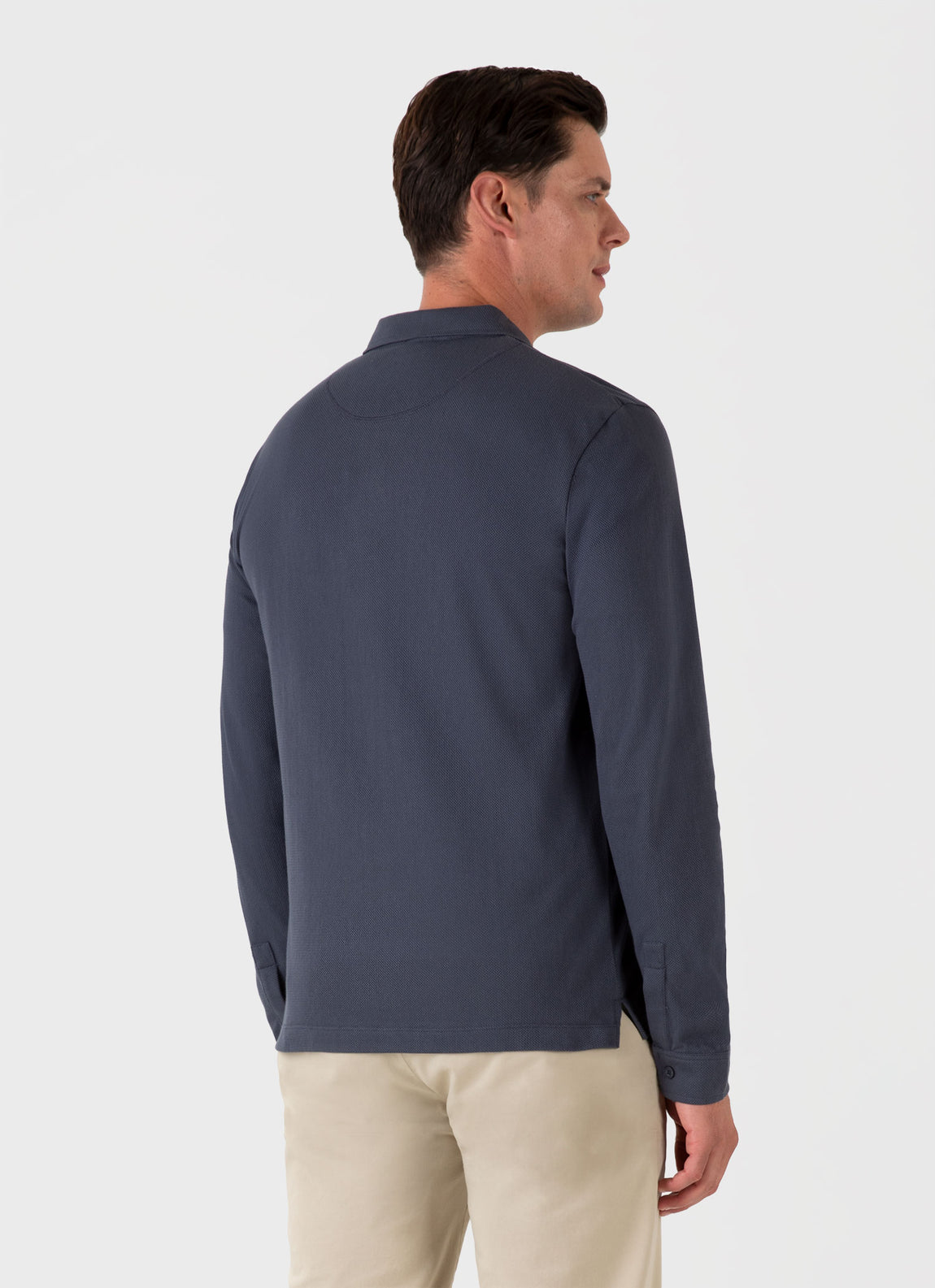 Men's Riviera Shirt in Slate Blue