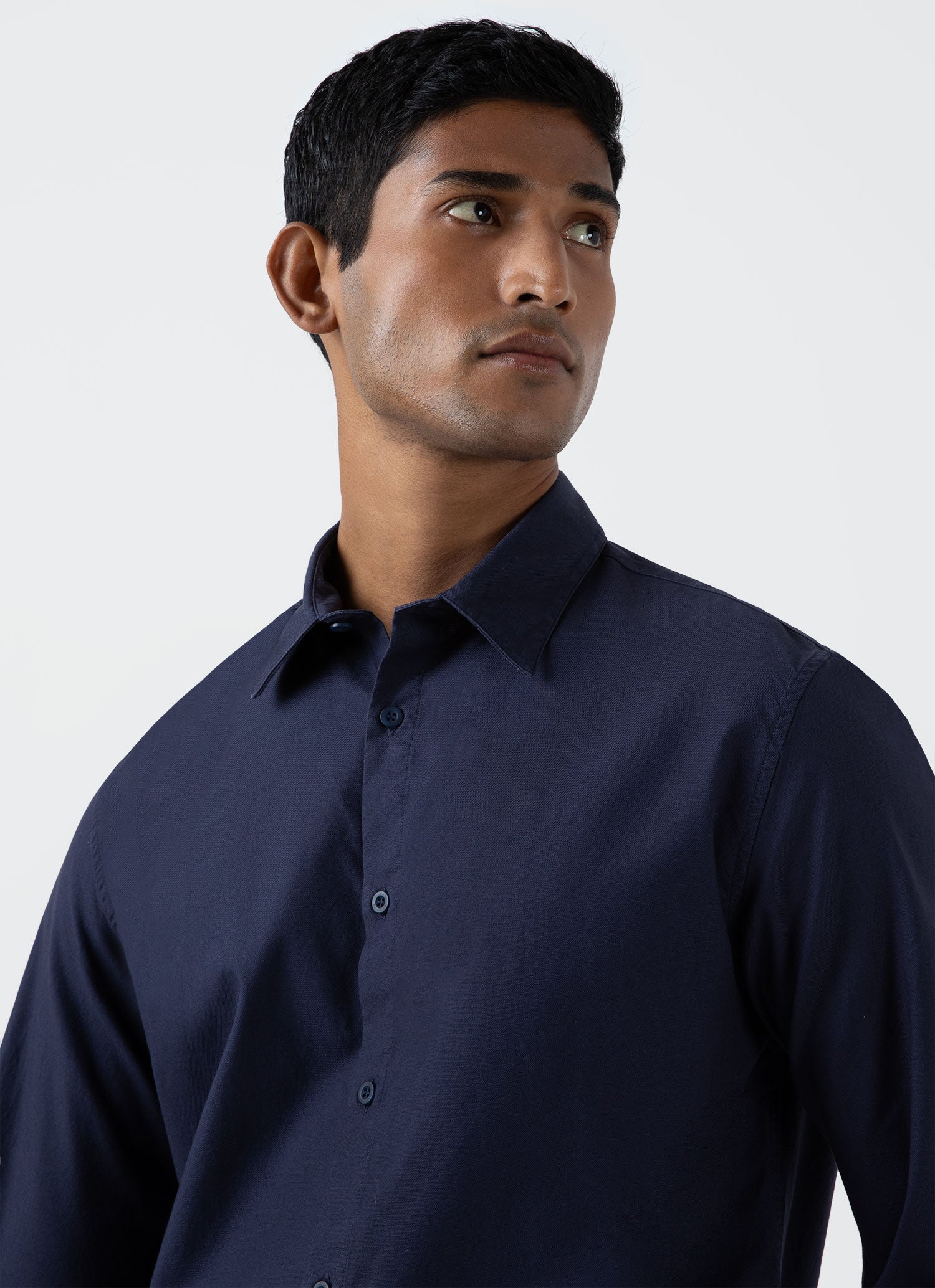 Mens navy blue oxford shirt discount