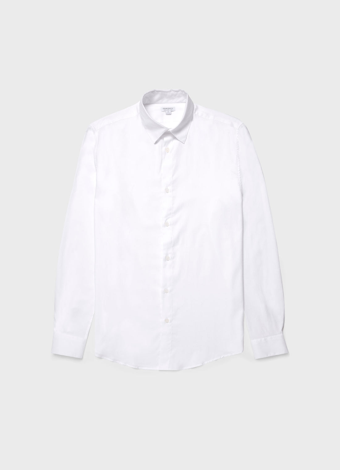 Men's Cotton Flannel Shirt in White