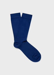 Men's Cotton Sock in Space Blue
