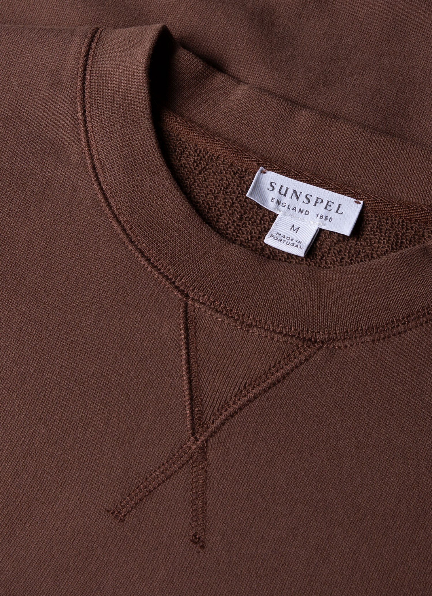 Men's Loopback Sweatshirt in Cocoa Brown