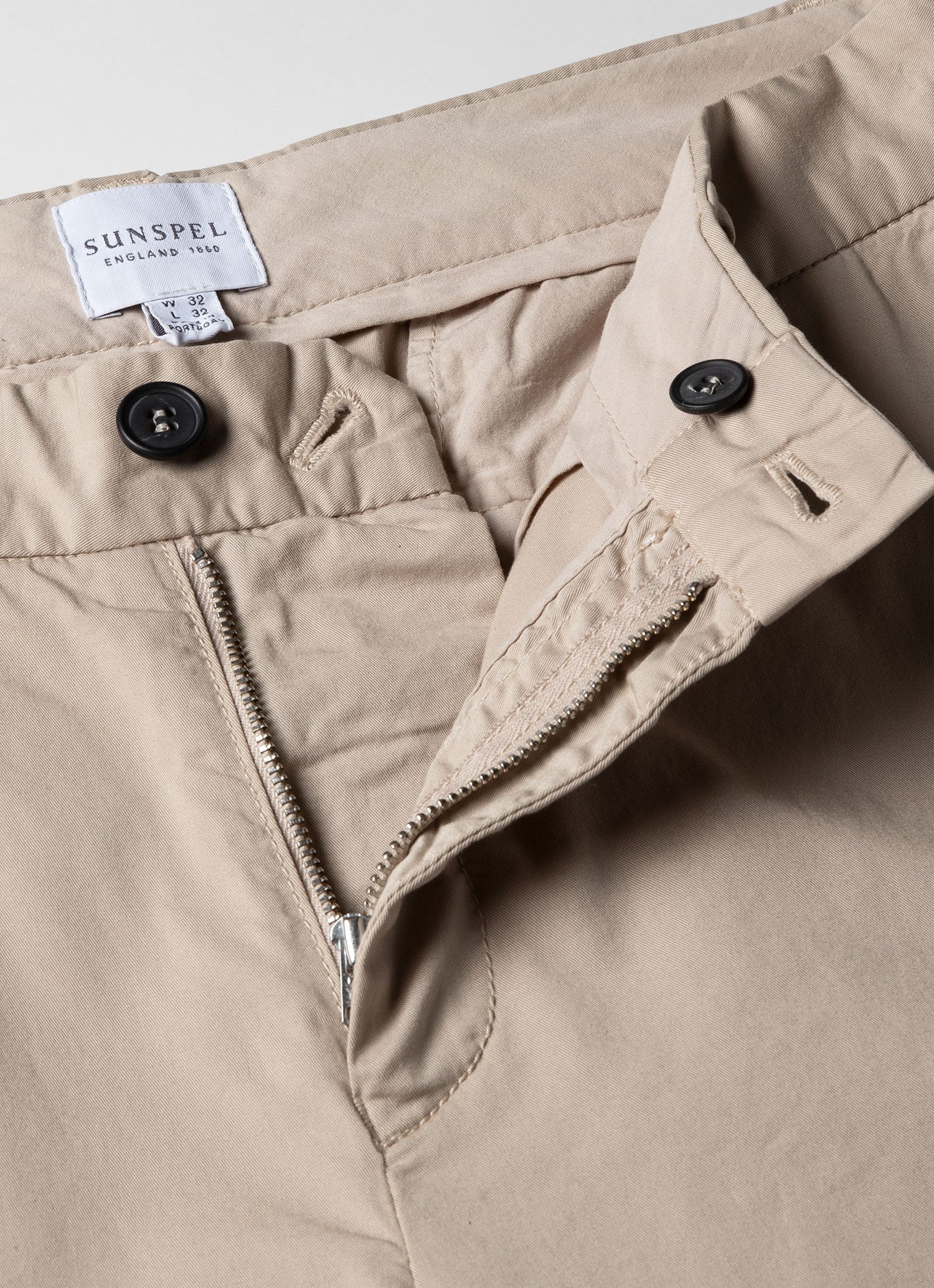 Mens button fashion fly chinos