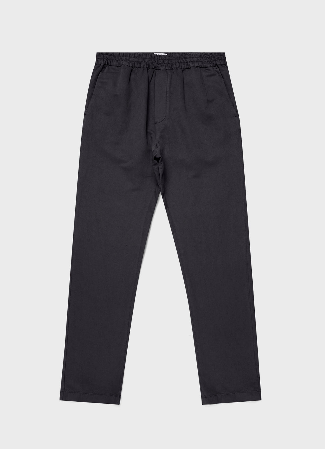 Men's Cotton Linen Drawstring Trouser in Charcoal