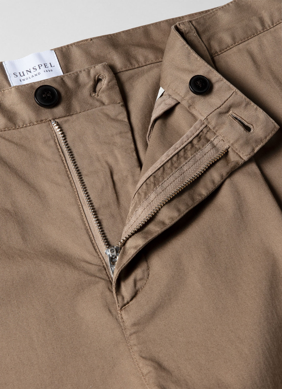 Pleated Twill Trouser