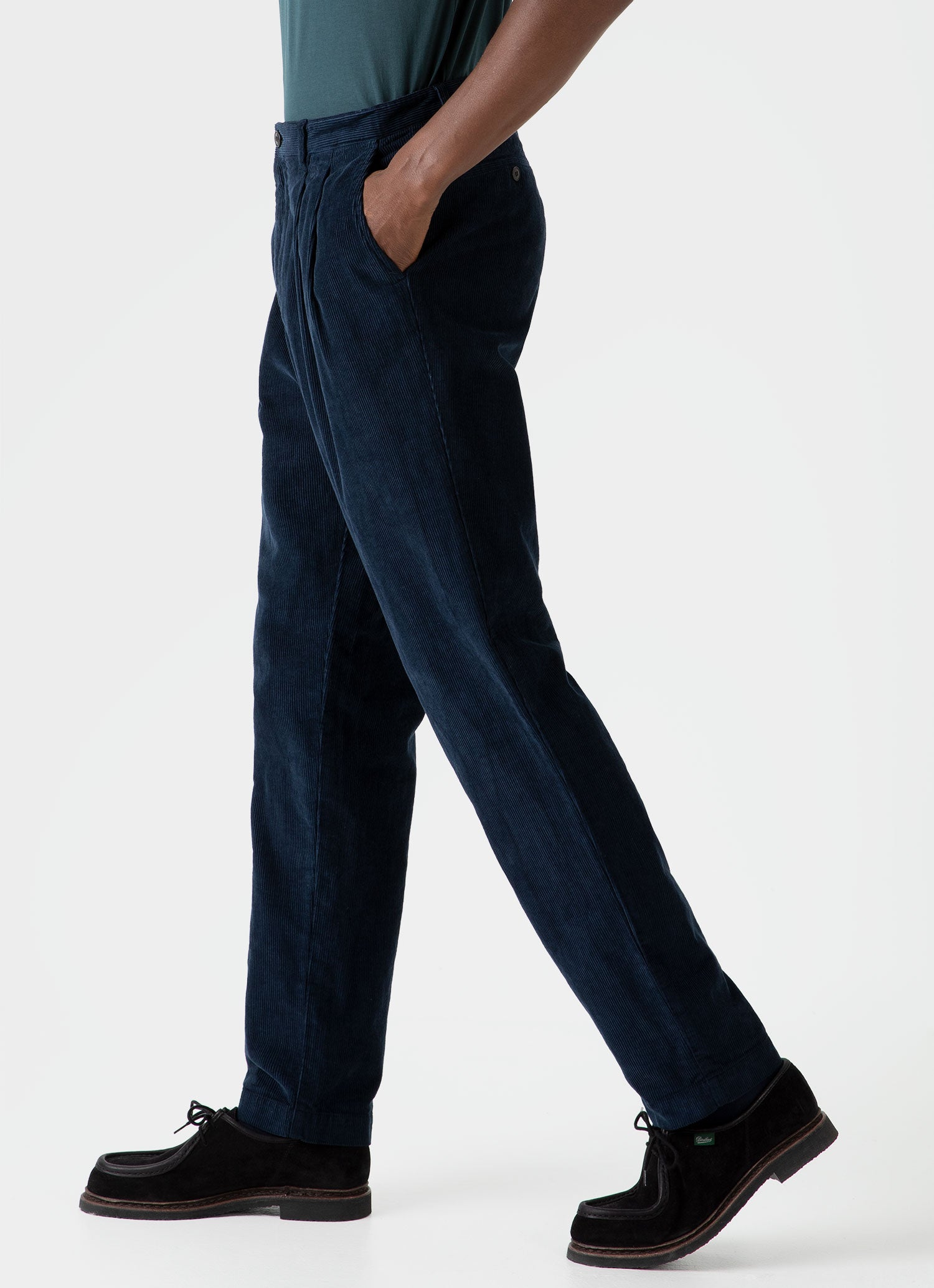 Men's Corduroy Pants Business Formal Stretch Straight Leg - Temu