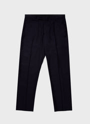 Men's Lightweight Travel Wool Trouser in Navy