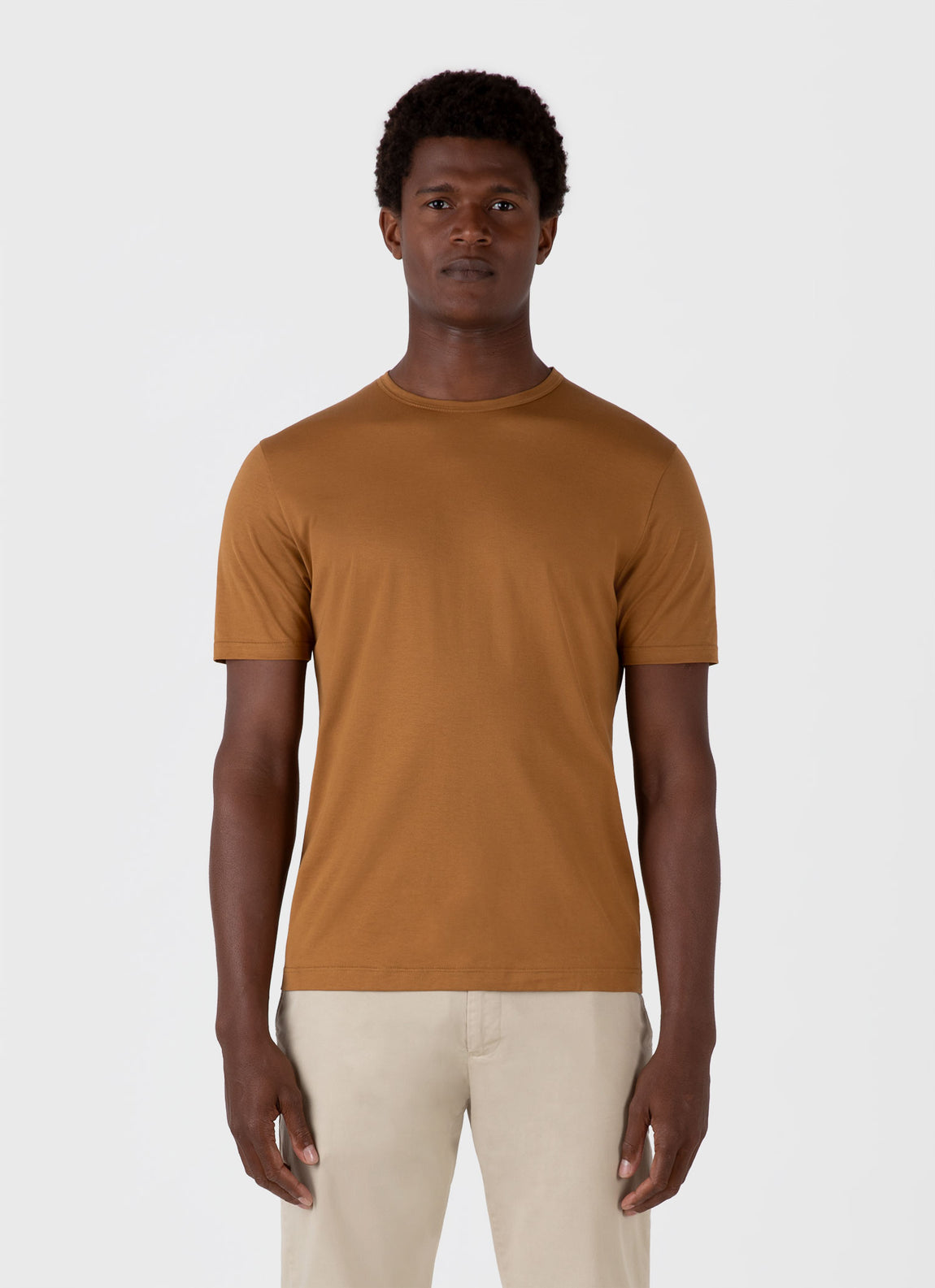 Men's Classic T-shirt in Golden Brown