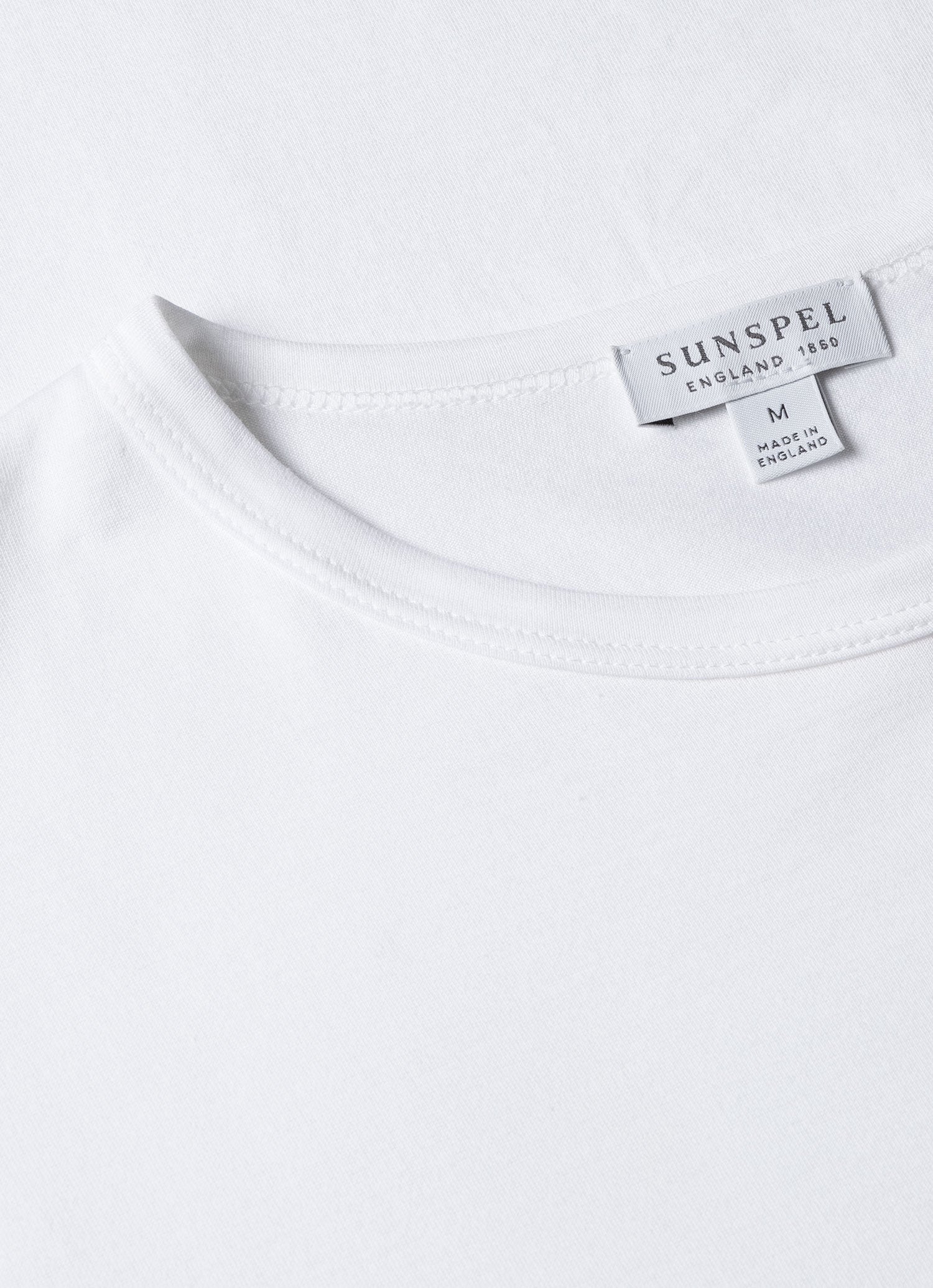 Men's Classic T-shirt in White | Sunspel