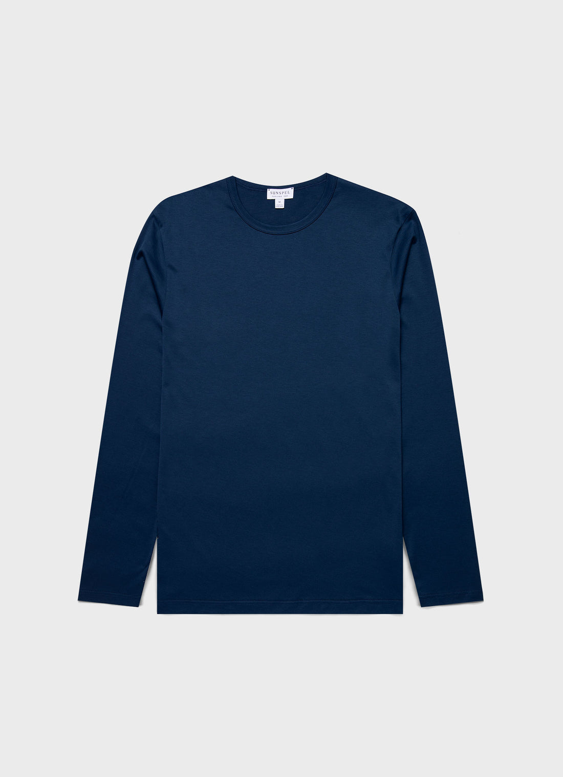 Men's Classic Long Sleeve T-shirt in Naval Blue