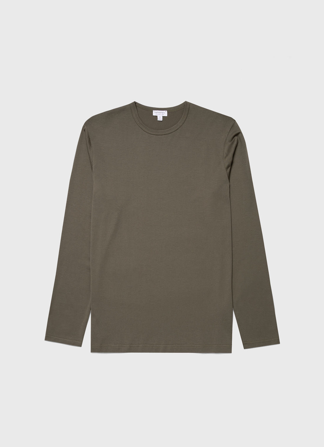 Men's Long Sleeve Classic T-shirt in Khaki