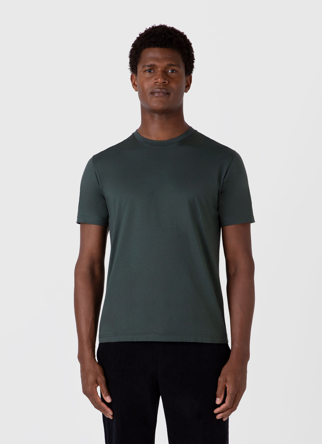 Men's Riviera Midweight T-shirt in Holly Green