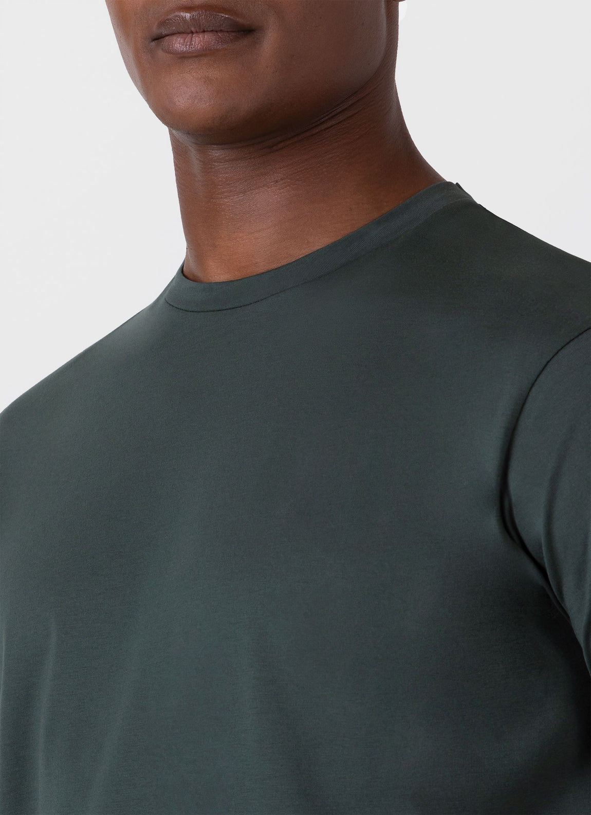 Men's Riviera Midweight T-shirt in Holly Green