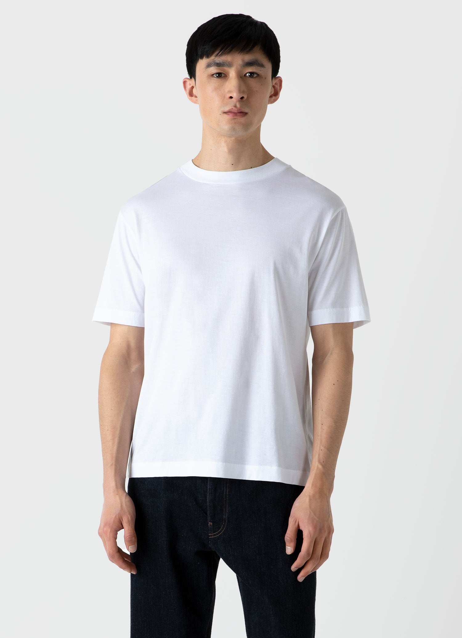 ennoy MOCK NECK TEE WHITE XLメンズ - Tシャツ/カットソー(七分/長袖)