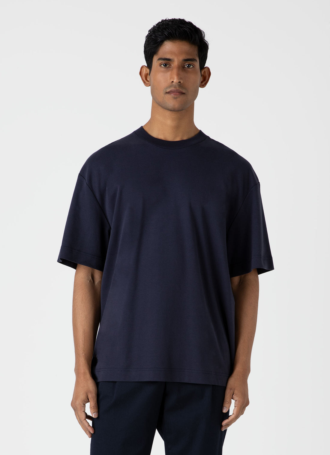 Men's Oversized Heavyweight T-shirt in Navy