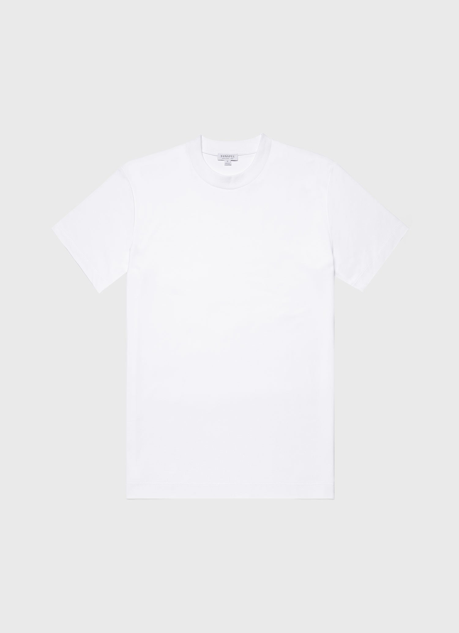 Men's Relaxed Fit Heavyweight T-shirt in White | Sunspel