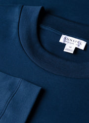 Men's Long Sleeve Heavyweight T-shirt in Naval Blue