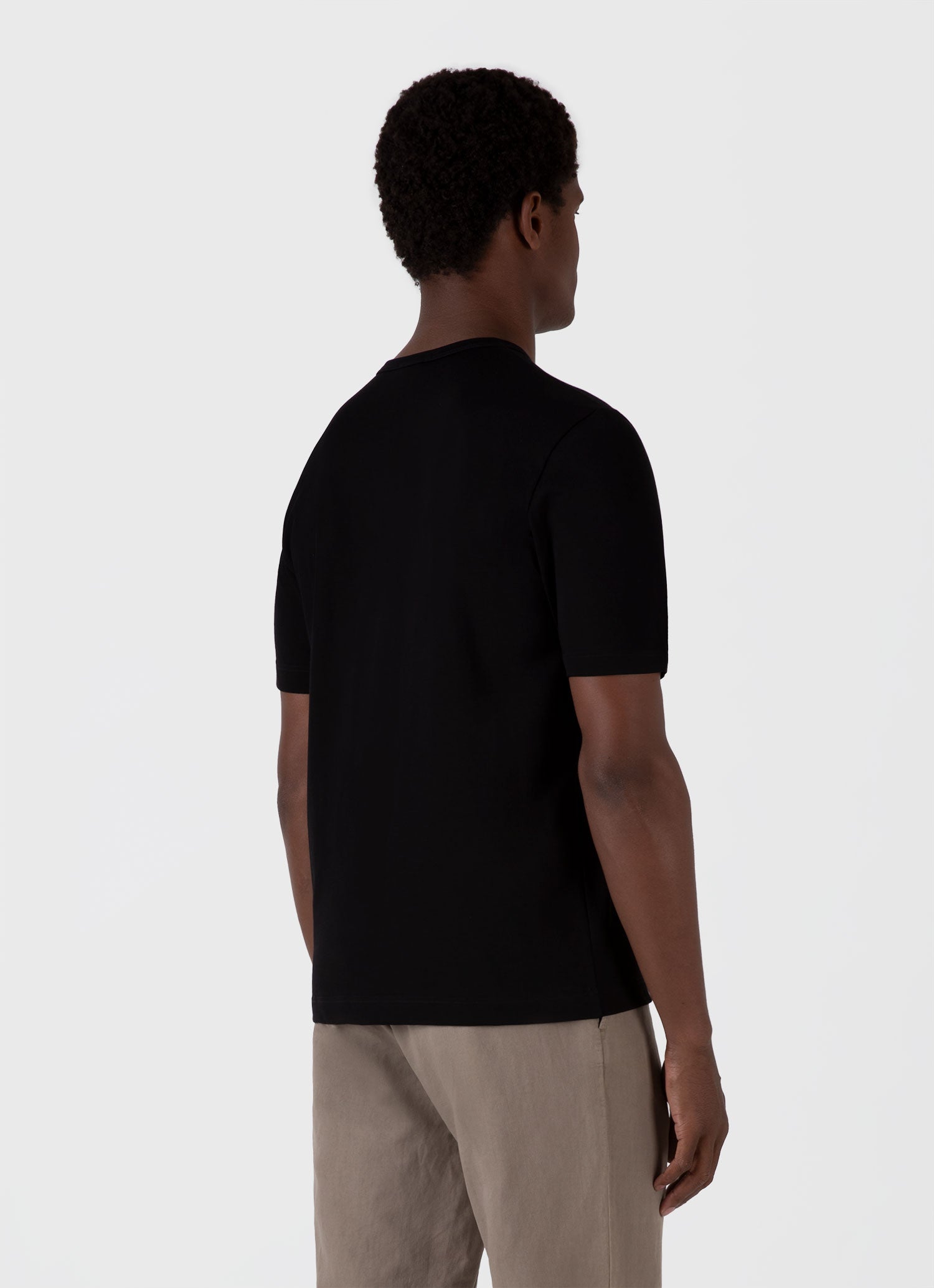 Men's Single Jersey T-shirt in Black