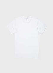 Men's Cotton Linen T-shirt in White