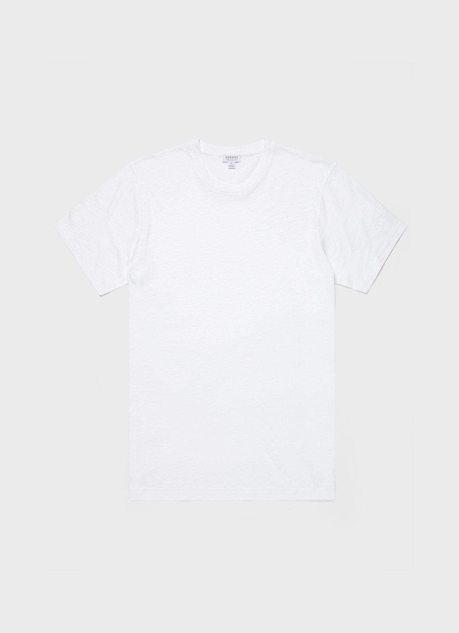 Men's Cotton Linen T-shirt in White