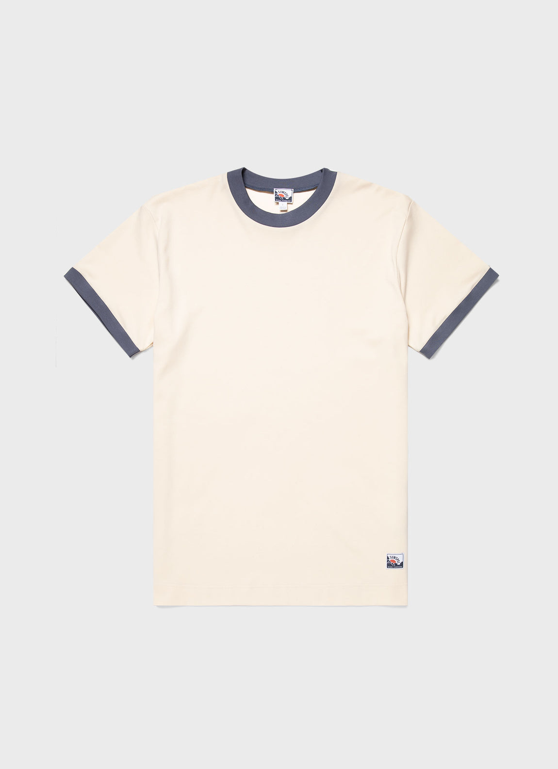 Men's Sunspel x Nigel Cabourn Carbon Brushed T-shirt in Undyed